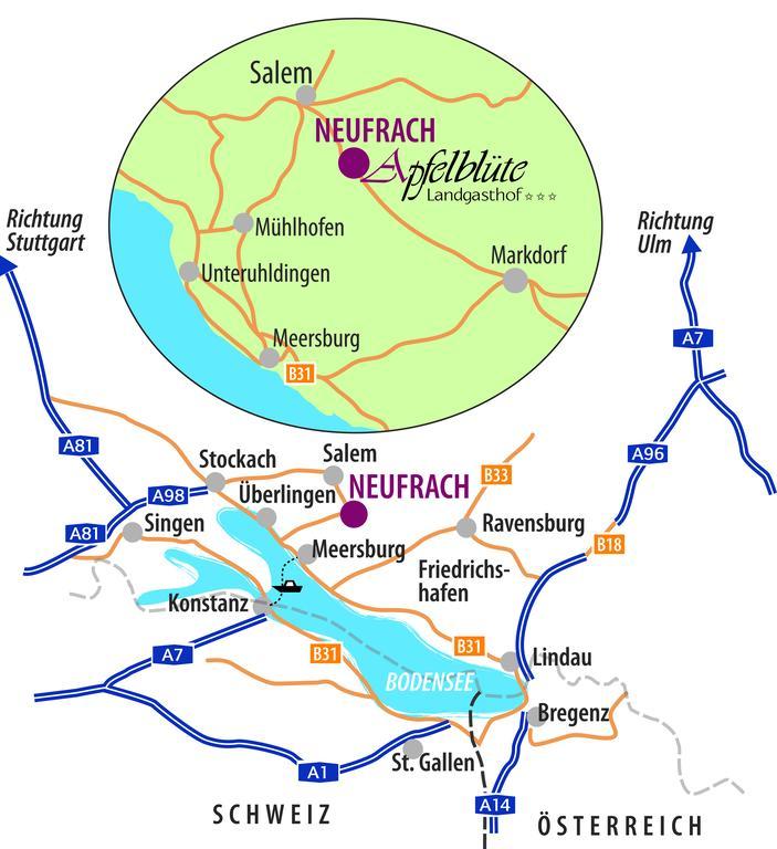 Apfelbluete Bed & Breakfast 8 Km Vom Bodensee Salem (Baden-Wurttemberg) Exterior foto